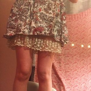 beige lace slip dress